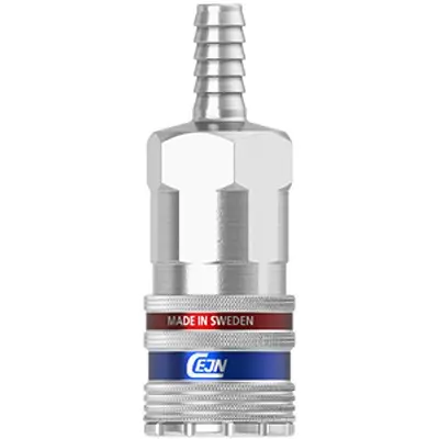 Produktfoto 1 von CEJN Esafe-Sicherheitskupplung mit Entlüftung Stahl, Aluminium Stecker, ISO, 13mm
