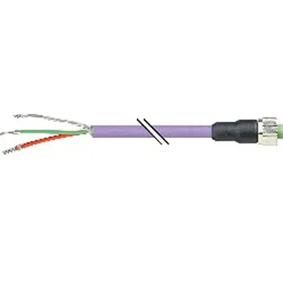 Produktfoto 1 von B&R X67 Systems, 5-polig Steuerleitung, 5-polige Buchse Stecker 5 / Nicht abgeschlossen Buchse, Länge 5 m