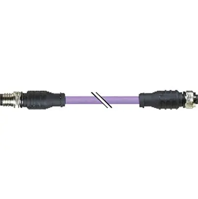 Produktfoto 1 von B&R X67 Systems, 4-polig Steuerleitung, Gerade Buchse 4 / M12 Stecker, Länge 50.0 m