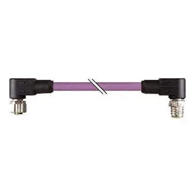 Produktfoto 1 von B&R X67 Systems, 4-polig Steuerleitung, Rechtwinklig Stecker 4 / M12 Buchse, Länge 2 m