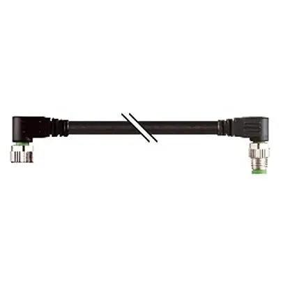 Produktfoto 1 von B&R X67 Systems, 4-polig Steuerleitung, Rechtwinklig Stecker 4 / M8 Buchse, Länge 5 m