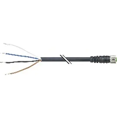 Produktfoto 1 von B&R X67 Systems, 4-polig Steuerleitung, Rechtwinklig Stecker 4 / M8 Buchse, Länge 5 m