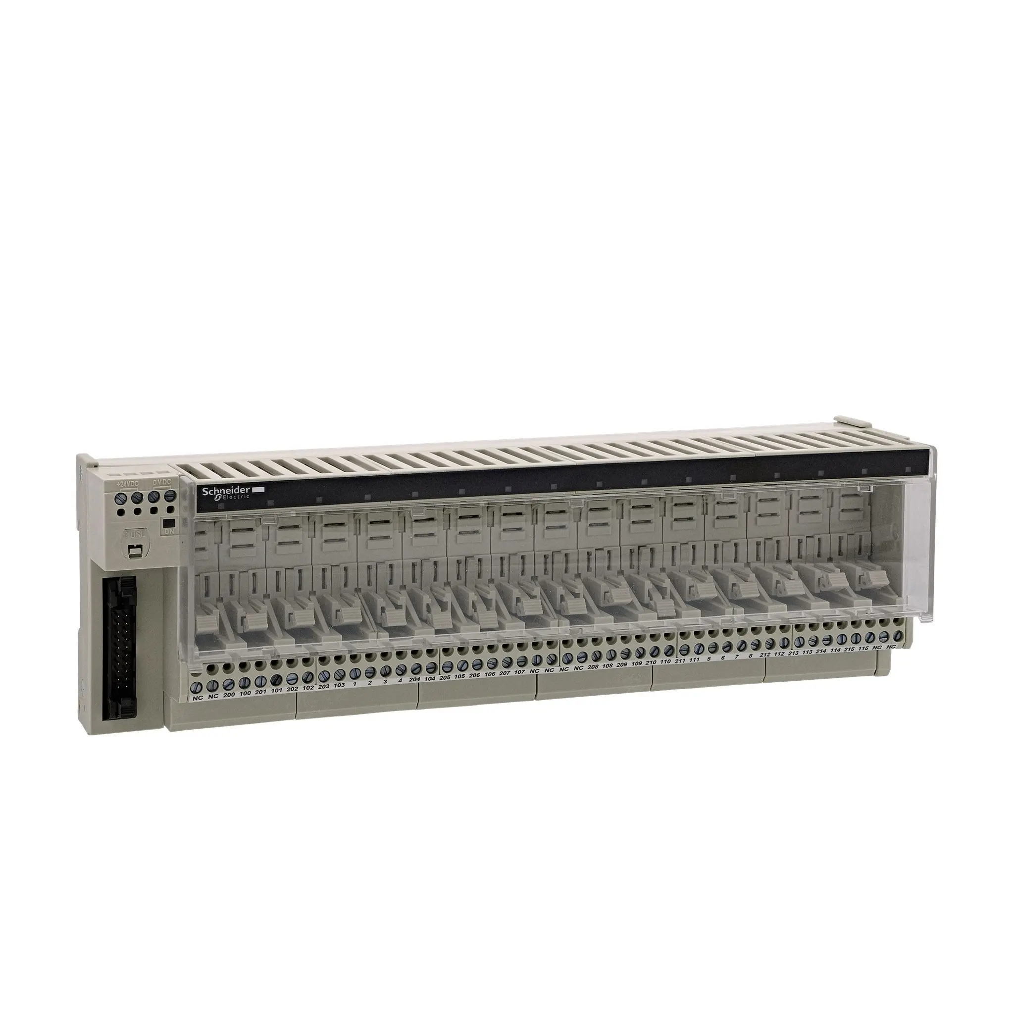 Produktfoto 1 von Schneider Electric Telefast Untersockel für Modicon ABE7 16 x Relais Eingang Modicon ABE7 30 V