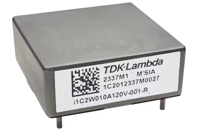TDK i1C DC/DC-Wandler 200W 18 bis 75 V dc IN, 12V dc OUT / 10A Durchsteckmontage