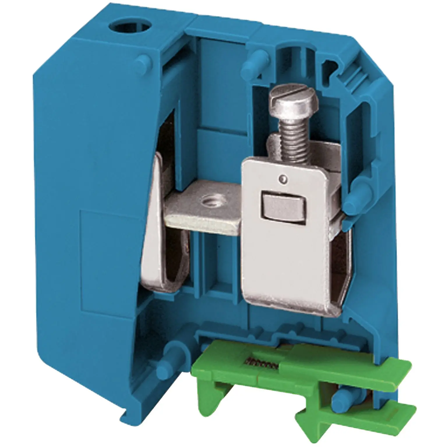 Produktfoto 1 von Schneider Electric Linergy Anschlussklemmenblock 1 Blau, 50mm², 1000V Schraubbefestigung CSA