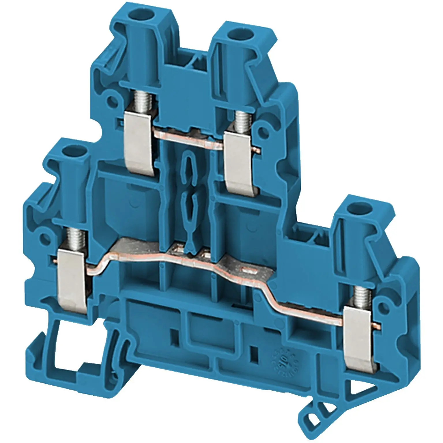 Produktfoto 1 von Schneider Electric Linergy Anschlussklemmenblock 2 Blau, 2.5 mm², 60 V Schraubbefestigung CSA