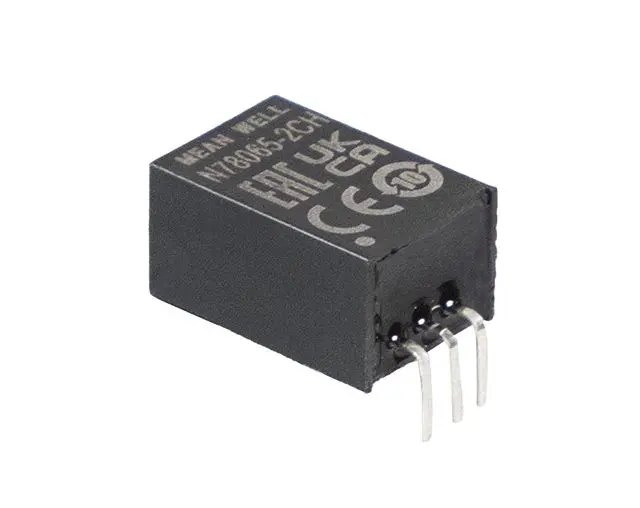 Produktfoto 1 von MEAN WELL N78025 DC/DC-Wandler 3.6 → 30W 12 → 24 V DC IN, 2.5V dc OUT / 0 → 2000mA