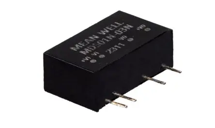 MEAN WELL MDS01L DC/DC Konverter, 15V dc OUT 200 mA Durchsteckmontage 5V dc 6 kV 1 W -40 °C 95 °C