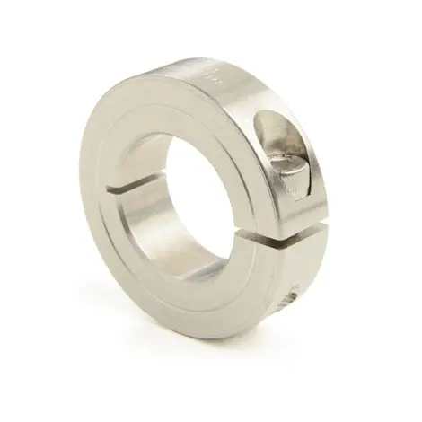 Produktfoto 1 von Ruland Stahl Wellenmanschette Einteilig, mit Klemme 24 mm Außen-ø  x 9 mm