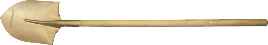 Produktfoto 1 von Ega-Master Aluminiumbronze Schippe, Griff aus Holz, Grifflänge: 1350 mm Gelb