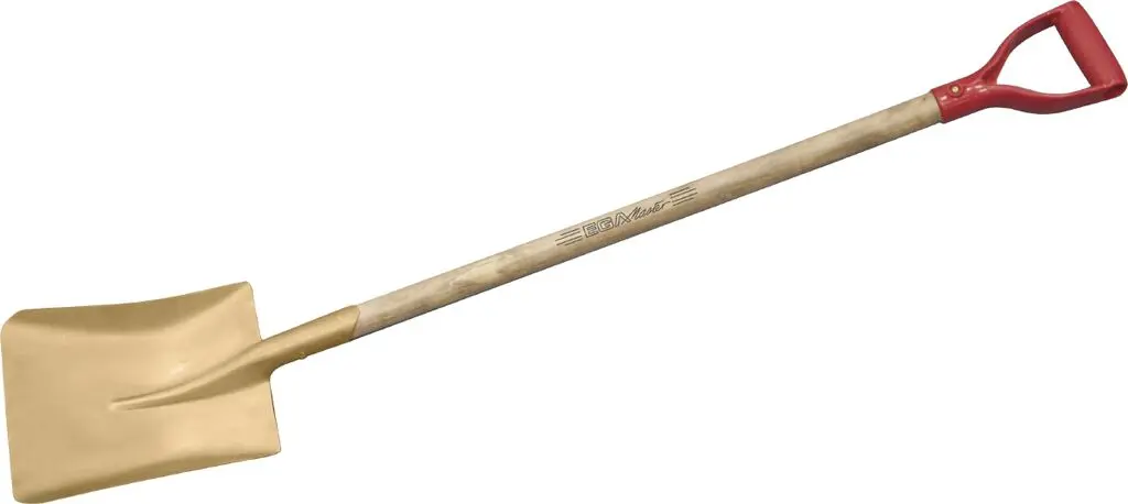 Produktfoto 1 von Ega-Master Aluminiumbronze Schippe, Griff aus Holz, Grifflänge: 1350 mm Gelb