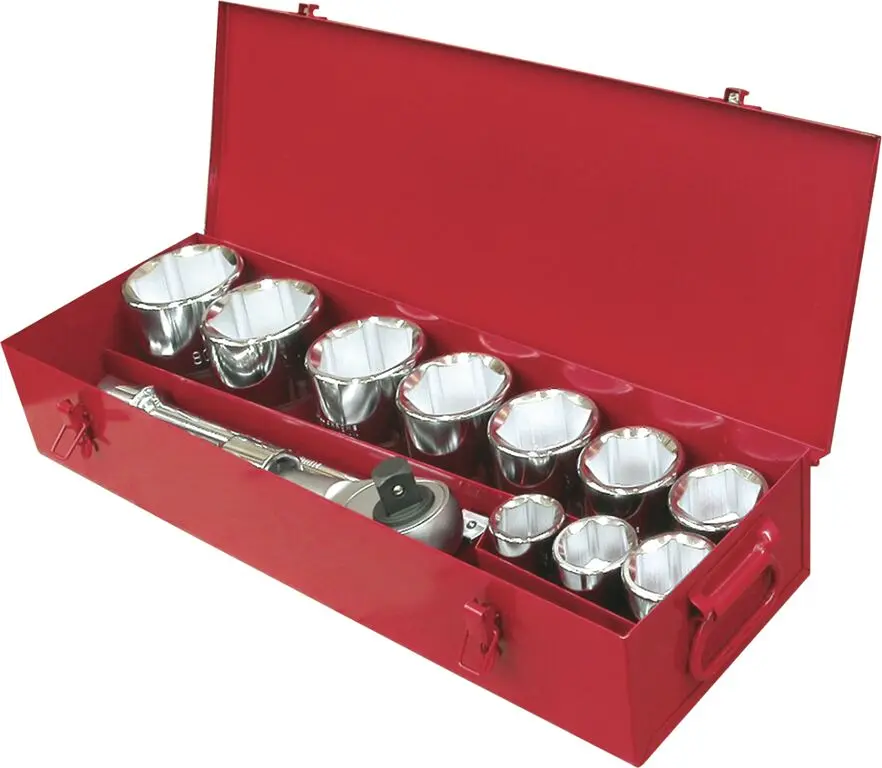 Produktfoto 1 von Ega-Master 1 in Vierkanttreiber Flach, Tief, Schlag Cr-V 14-teilig