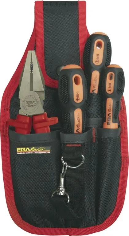 Produktfoto 1 von Ega-Master 76678 Elektronikzangen-Set Flach, Gerade 5 Stk. 320 mm Zangensatz