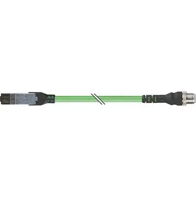 Produktfoto 1 von B&R X67 Systems, 4-polig Kabel, Gerade Stecker 4 / Gerade Stecker, Länge 5 m