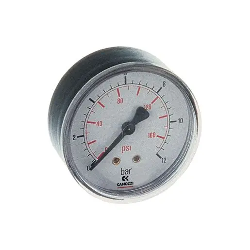 Produktfoto 1 von Camozzi Druckmessgerät Analog 0bar → 4bar, Ø 50mm R1/8