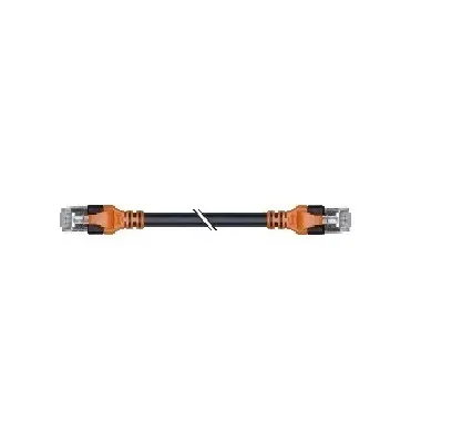 Produktfoto 1 von B&R RJ45 Thin Ethernet Kabel, 1 m, Grün, Schwarz RAL 9005 Ungeschirmt, Aussen ø 6.7 mm Außen-ø , Polyvinylchlorid