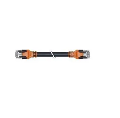 Produktfoto 1 von B&R RJ45 Ethernet-Kabel, 1.5 m, Grün, Schwarz RAL 9005 Ungeschirmt, Aussen ø 6.7 mm Außen-ø , Polyvinylchlorid