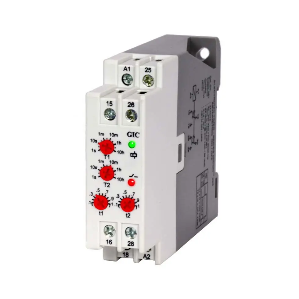 Produktfoto 1 von GIC Micon 175 Series Zeitrelais, DIN-Schienen, 24 → 240V ac/dc Zeitrelais, 2-poliger Wechsler