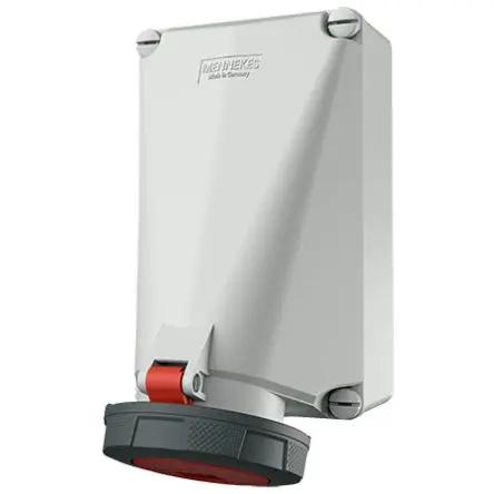 Produktfoto 1 von MENNEKES CEE Steckvorrichtung, Buchse Grau Gerade 5 6 h 125A, 400V, IP67
