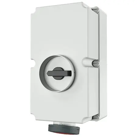Produktfoto 1 von MENNEKES CEE Steckvorrichtung Überspannungsschutz Grau Gerade 4 6 h 125A, 400 V, IP40