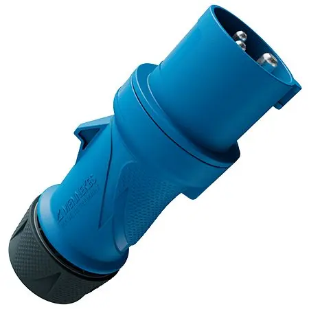 Produktfoto 1 von MENNEKES 135 Leistungssteckverbinder Stecker Blau, Grau 3P, 230 V / 32A IP54