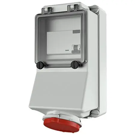 Produktfoto 1 von MENNEKES CEE Steckvorrichtung, Buchse Grau Gerade 5 6 h 16A, 400 V, IP44