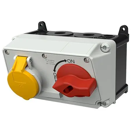 Produktfoto 1 von MENNEKES 7602 CEE Steckvorrichtung Überspannungsschutz, Buchse Grau Gerade 3 4 h 16A, 110 V, IP44