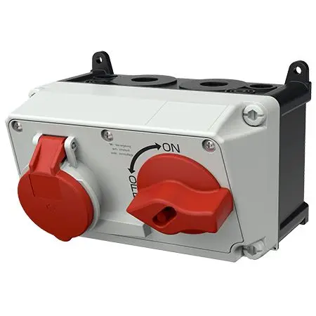 Produktfoto 1 von MENNEKES CEE Steckvorrichtung Überspannungsschutz Grau Gerade 4 6 h 16A, 400 V, IP44