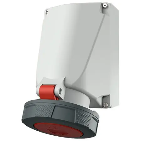 Produktfoto 1 von MENNEKES CEE Steckvorrichtung, Buchse Grau Gerade 4 6 h 63A, 400 V, IP40