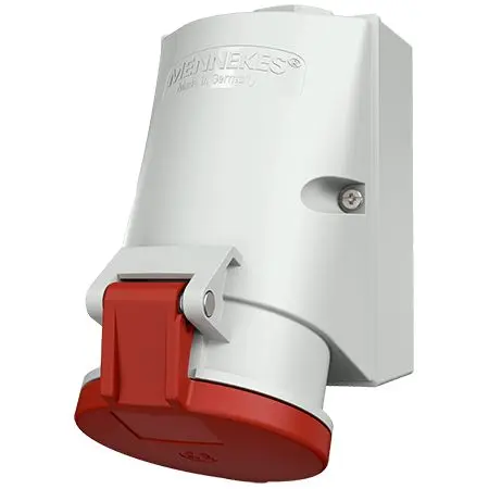 Produktfoto 1 von MENNEKES CEE Steckvorrichtung, Buchse Grau Gerade 5 6 h 32A, 400 V, IP44
