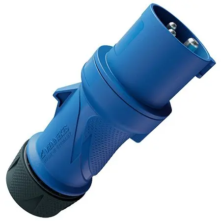 Produktfoto 1 von MENNEKES 135 Leistungssteckverbinder Stecker Blau, Grau 3P, 230 V / 16A IP54