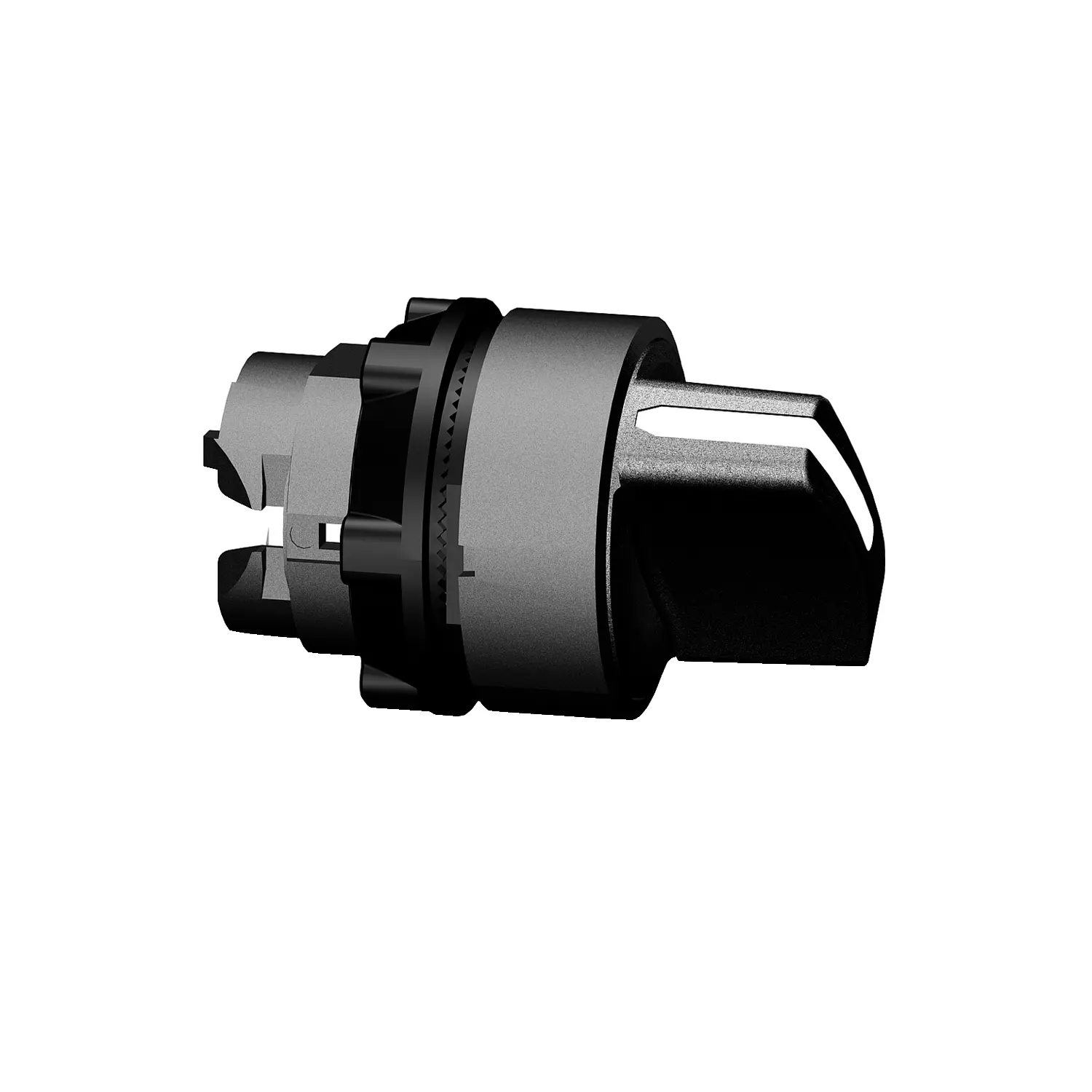 Produktfoto 1 von Schneider Electric Harmony XB5 Drucktastenkopf Ø 22 mm, Schwarz Rastung Rund, IP66
