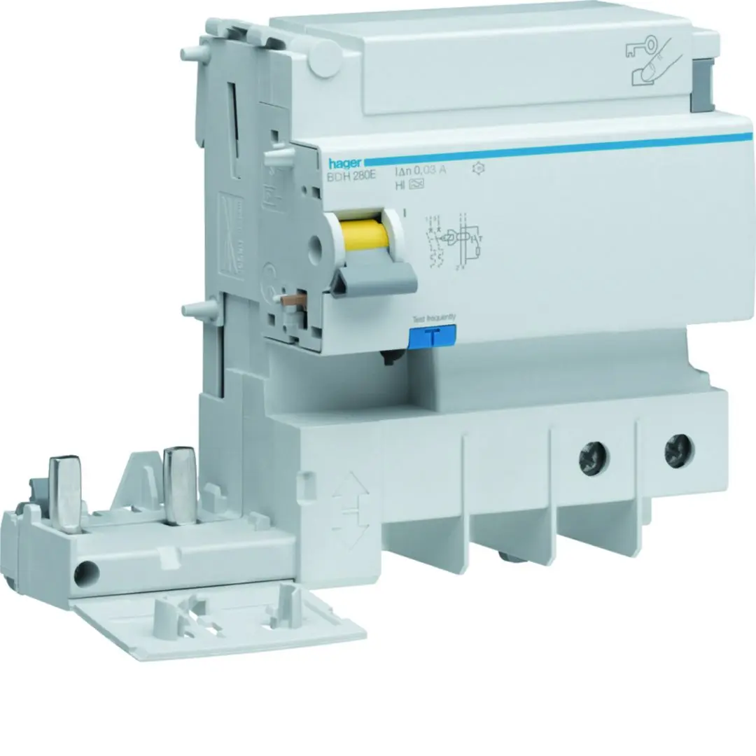 Produktfoto 1 von Hager BDH RCD/FI, 2-polig, 125A, 30mA Typ A-HI Hager 500V