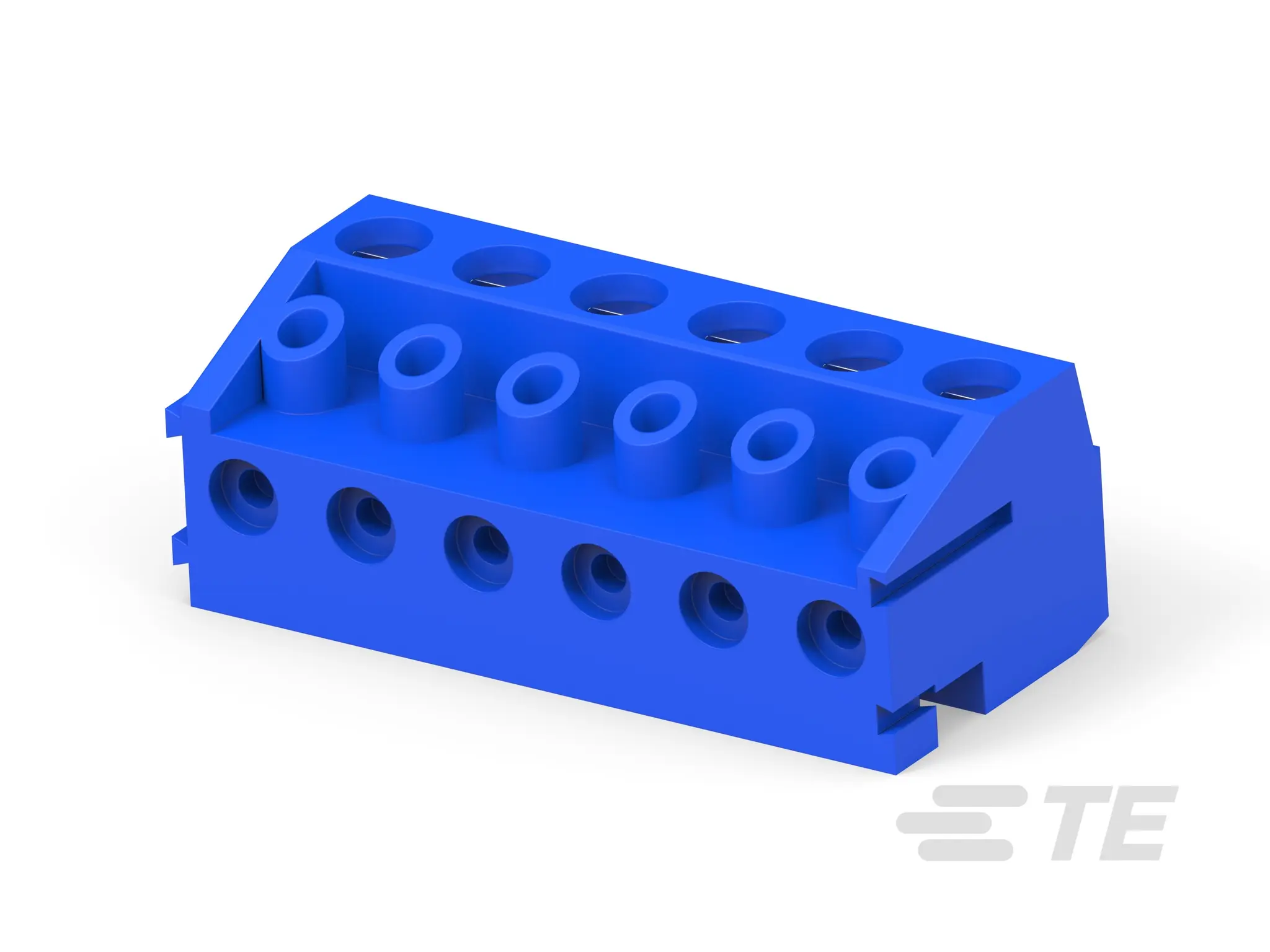 Produktfoto 1 von TE Connectivity Buchanan Steckbarer Klemmenblock Steckverbinder 6-Kontakte 5mm-Raster Vertikal