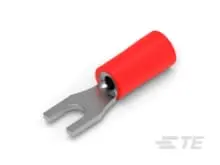 Produktfoto 1 von TE Connectivity 165004 Rot Isoliert Gabelkabelschuh, 3.02 mm 22 AWG 16 AWG