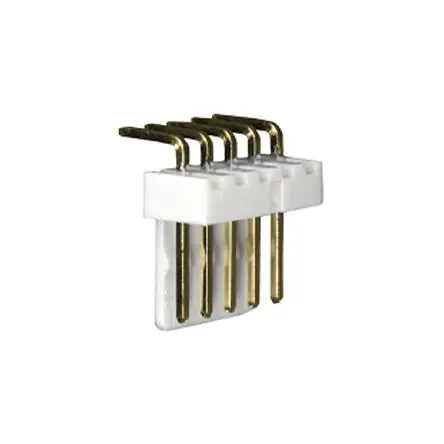 Produktfoto 1 von Bulgin LUMAWISE Leiterplattenleiste gewinkelt, 2-polig / 1-reihig, Raster 4 mm Raster Platine, Unisoliert