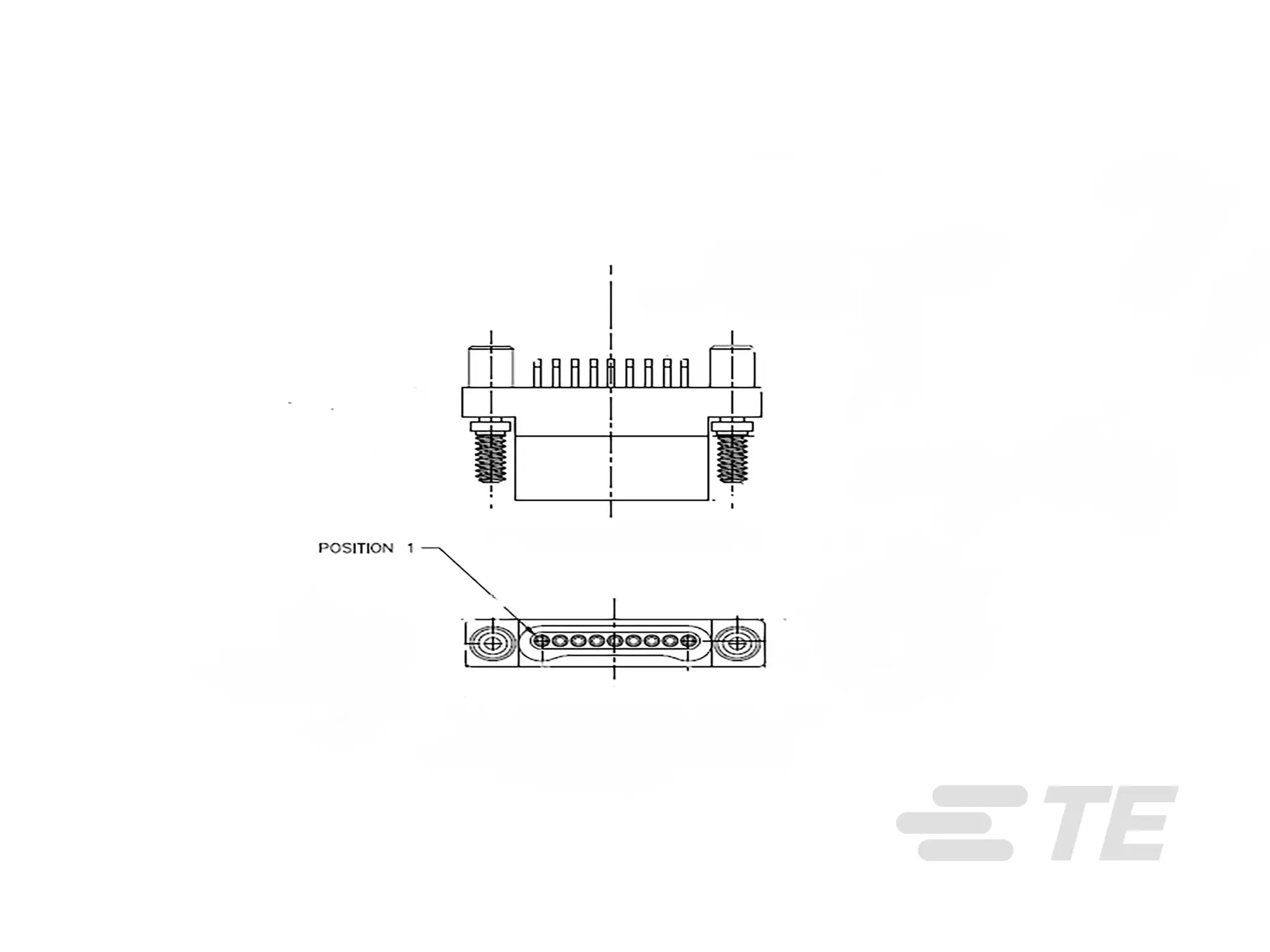 Produktfoto 1 von TE Connectivity Nanonics Leiterplattenleiste, 9-polig / 1-reihig, Raster 0.64 mm Raster Platine, Kabel-Platine,