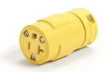 Produktfoto 1 von Molex Netzstecker Frei hängend 20A, 2, 125V Gelb Buchse, für Vereinigte Staaten