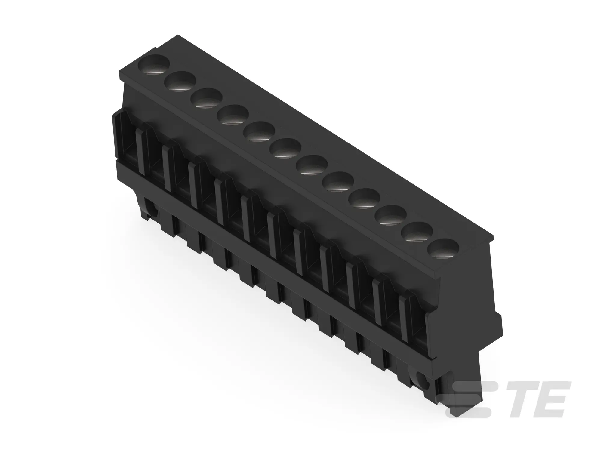 Produktfoto 1 von TE Connectivity Buchanan Steckbarer Klemmenblock Buchsentülle 12-Kontakte 5mm-Raster Vertikal