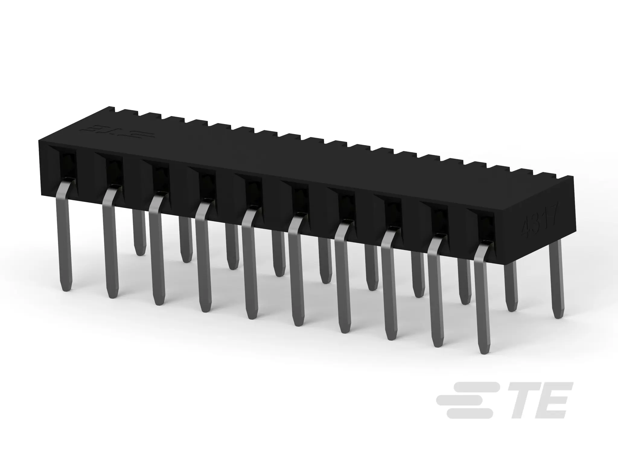 Produktfoto 1 von TE Connectivity AMPMODU Leiterplattenleiste Horizontal, 10-polig / 1-reihig, Raster 2 mm Raster Platine,