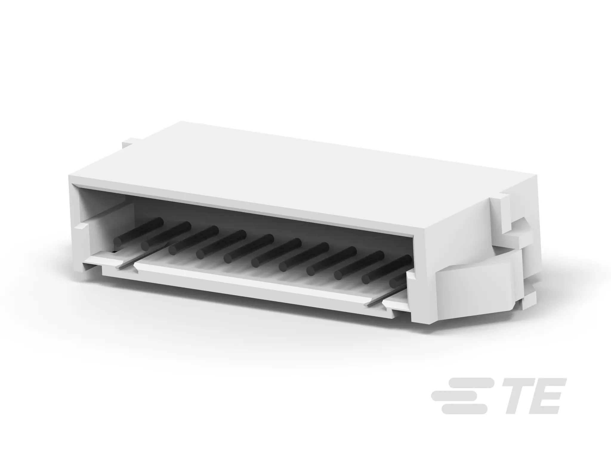Produktfoto 1 von TE Connectivity AMP CT Leiterplattenleiste Vertikal, 11-polig / 1-reihig, Raster 2 mm Raster Panel, Kabel zu Panel,