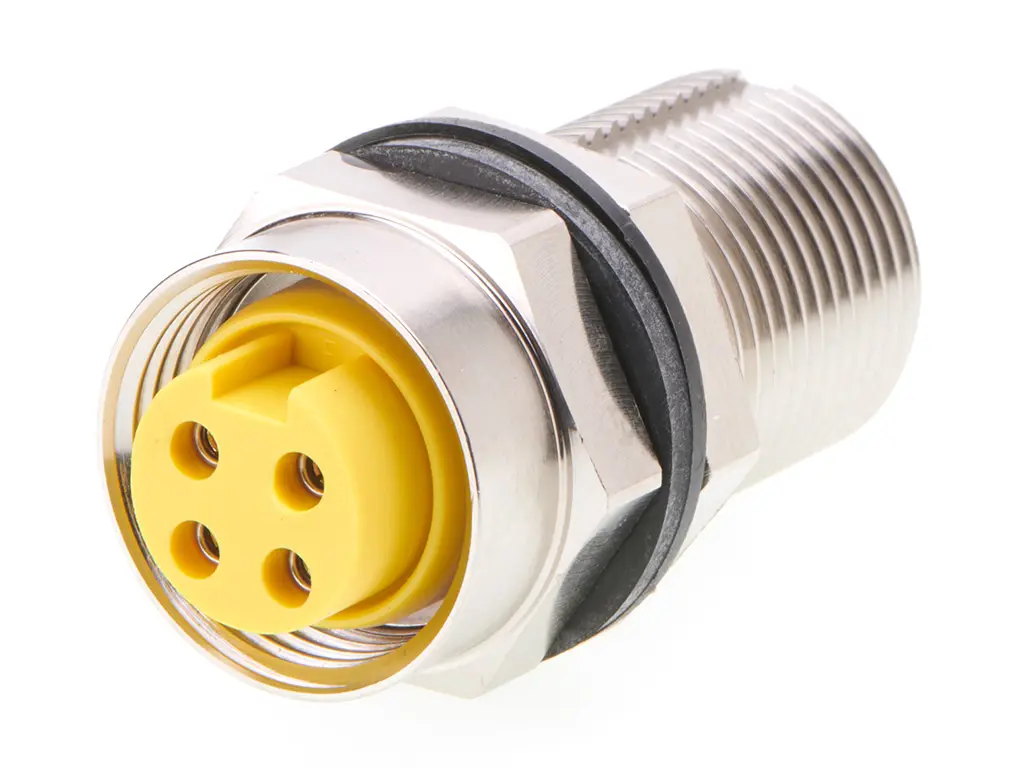 Produktfoto 1 von Molex 13001 Industrie-Rundsteckverbinder Buchse 4-polig Buchse 8A Kabel IP40