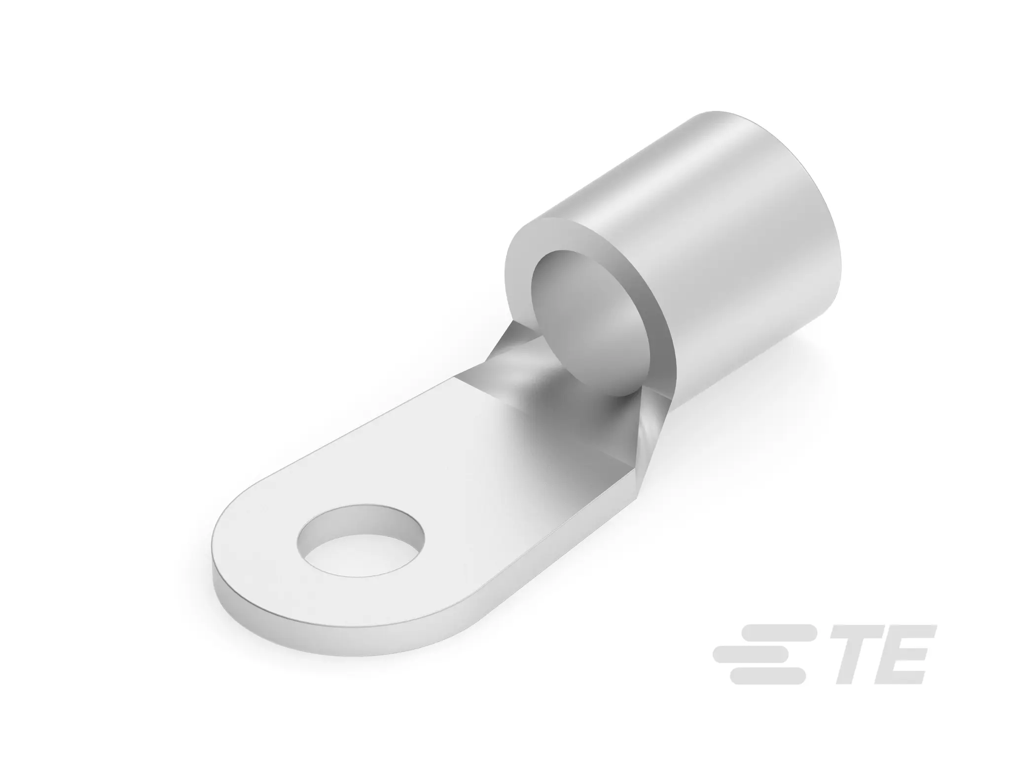 Produktfoto 1 von TE Connectivity Solistrand Ringkabelschuh, Unisoliert 6 AWG, Silber, 6 AWG max.AWG, innen ø 5 mm, 10