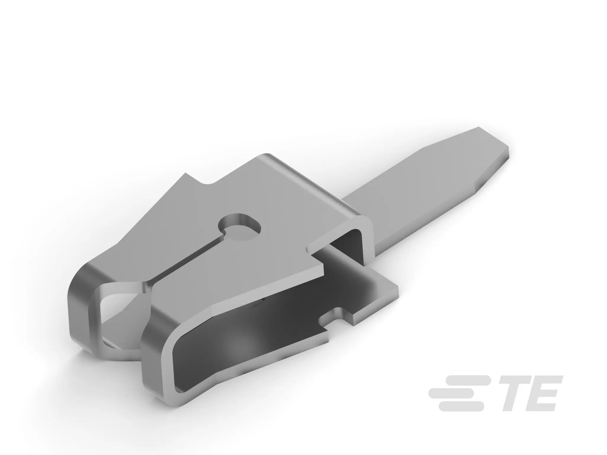 Produktfoto 1 von TE Connectivity MAG-MATE Silber Unisoliert Gabelkabelschuh 31 AWG 29 AWG