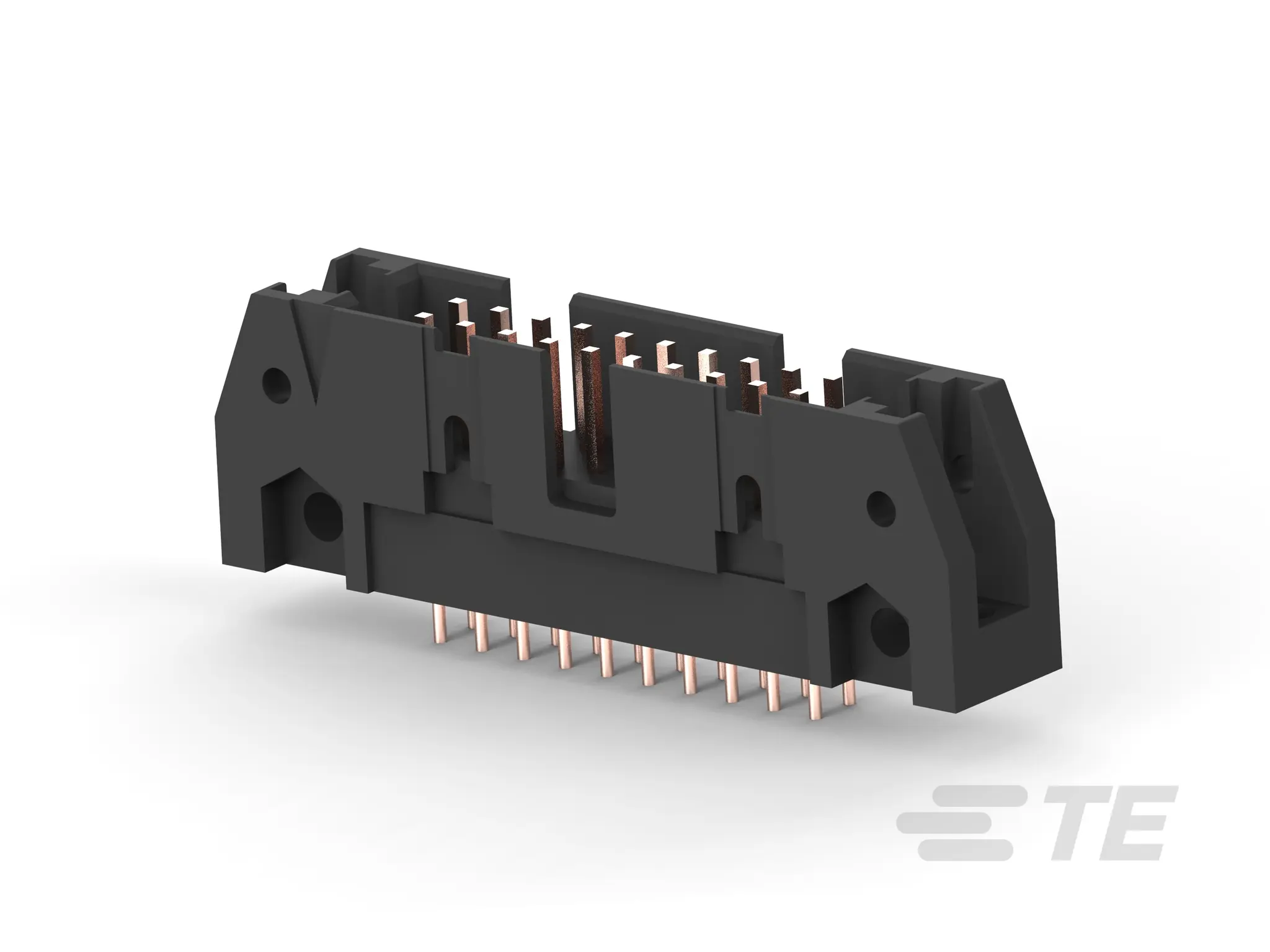 Produktfoto 1 von TE Connectivity AMP-LATCH Leiterplattensteckverbinder Vertikal, 20-polig / 2-reihig, Raster 2.54 mm Raster Platine,