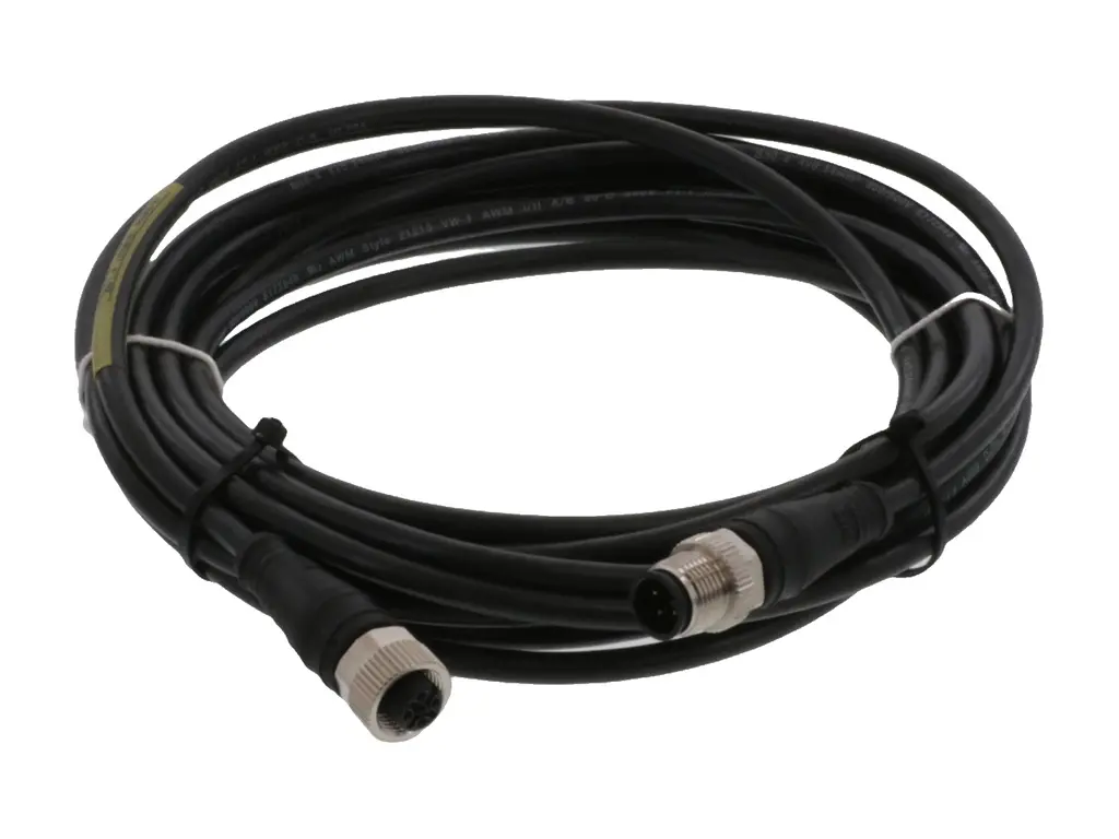 Produktfoto 1 von Molex 120066, 4-polig konfektioniertes Sensorkabel, M12, Gerade Stecker 4 / M12, Gerade Buchse, Länge 5 m