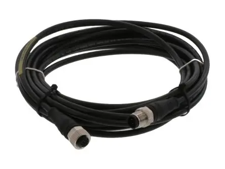 Produktfoto 1 von Molex 120066, 4-polig konfektioniertes Sensorkabel, M12, Gerade Stecker 4 / M12, Gerade Buchse, Länge 5 m