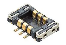 Produktfoto 1 von Molex 503552 Leiterplattenleiste Vertikal, 6-polig / 2-reihig, Raster 0.4 mm Raster Oberfläche, Ummantelt