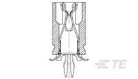 Produktfoto 1 von TE Connectivity Serie 5145 Kantensteckverbinder, 1.27 mm, 184-polig, Vertikal, Platine SMD