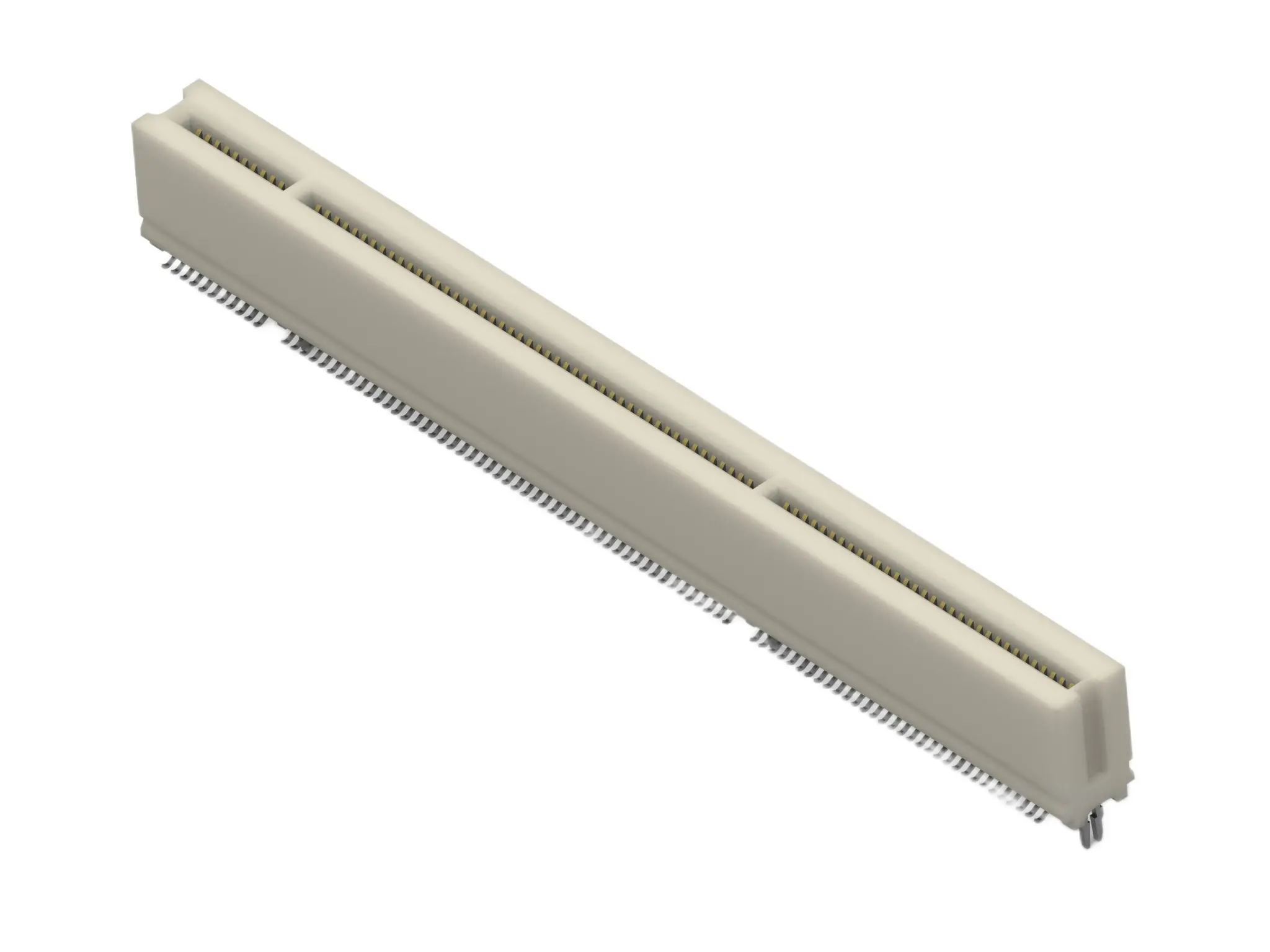 Produktfoto 1 von TE Connectivity Serie 5145 Kantensteckverbinder, 1.27 mm, 184-polig, Vertikal, Platine SMD
